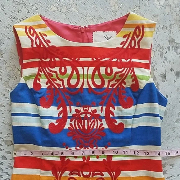 Anthropologie Tabitha Banded Totem Shift Dress - Picture 5 of 8